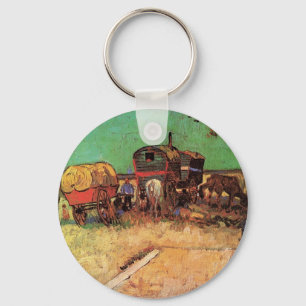 Chaveiro Acampamento de Ciganos com Caravanas, Van Gogh