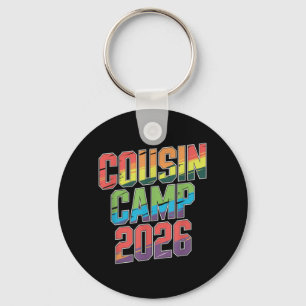 Chaveiro Acampamento Divertido de Primos Reunião 2026 Equip