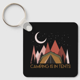 Chaveiro Acampamento É Engraçado Em Tendas