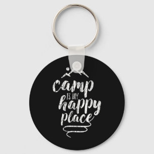 Chaveiro Acampamento É Meu Lugar Feliz - Camisa Montanhas C