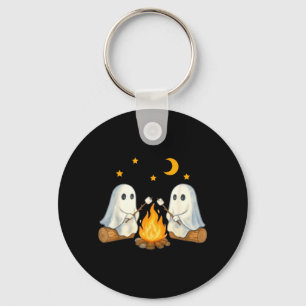 Chaveiro Acampamento Gótico de Halloween Fantasma Vintage