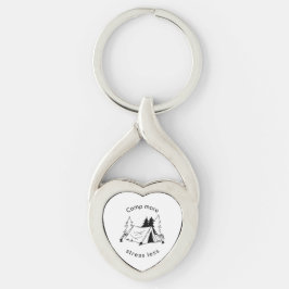 Chaveiro Acampamento mais estresse menos