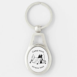 Chaveiro Acampamento mais estresse menos