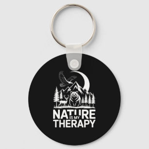 Chaveiro Acampamento na natureza é o meu desempenho de tera