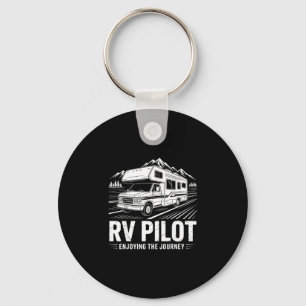 Chaveiro Acampamento RV trailer piloto RV curtindo a viagem
