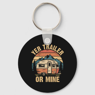 Chaveiro Acampamento Vintage Engraçado Camper Yer Trailer O