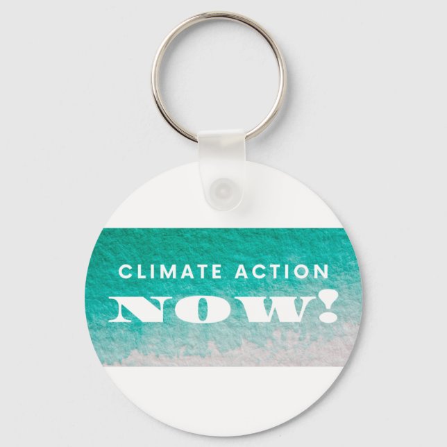 Chaveiro Ação Climática Agora Ativismo Ambiental (Frente)