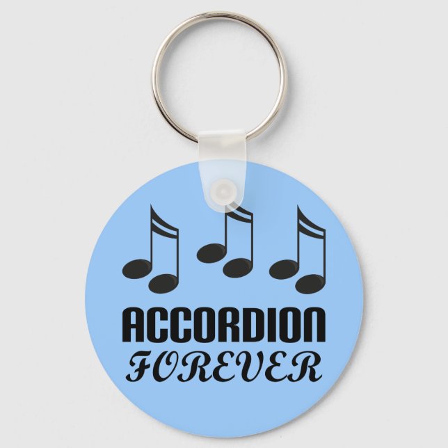 Chaveiro Accordion Forever Music Gift (Frente)