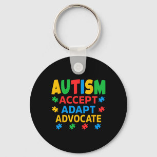 Chaveiro Aceitar Adaptar os Homens de Consciência do Autism