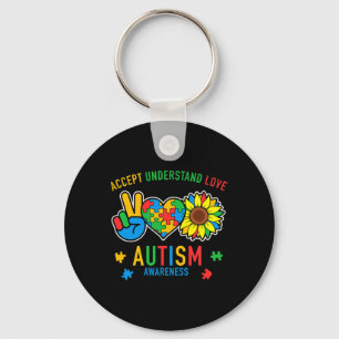 Chaveiro Aceitar Compreender Autismo Atenção Ao Amor