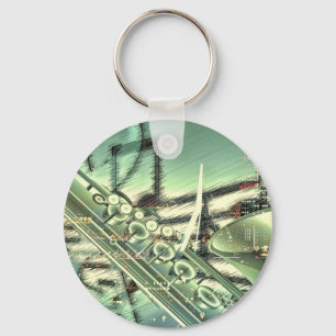 Chaveiro Acessórios de design de música saxofone - personal
