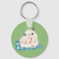 Acessórios de hamster sírio branco e bonito, polca