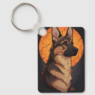Chaveiro 🐾 Acessórios para Amantes de Cães Pastor Alemão �