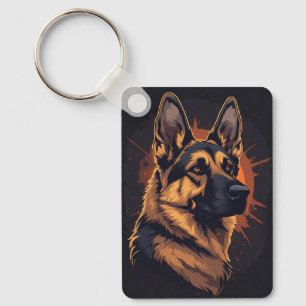 Chaveiro 🐕 Acessórios para Pastor Alemão para Amantes de C