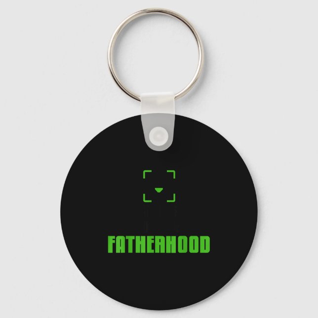 Chaveiro Achievement Unlocked Fatherhood Gamer Video Games  (Frente)