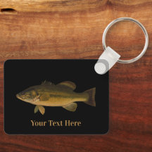 Achigã Seu Texto Aqui Peixe