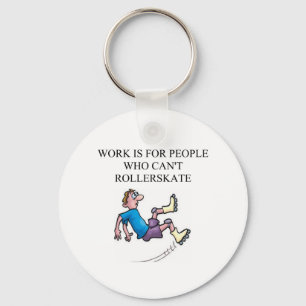 Chaveiro acidente de patinação rolante