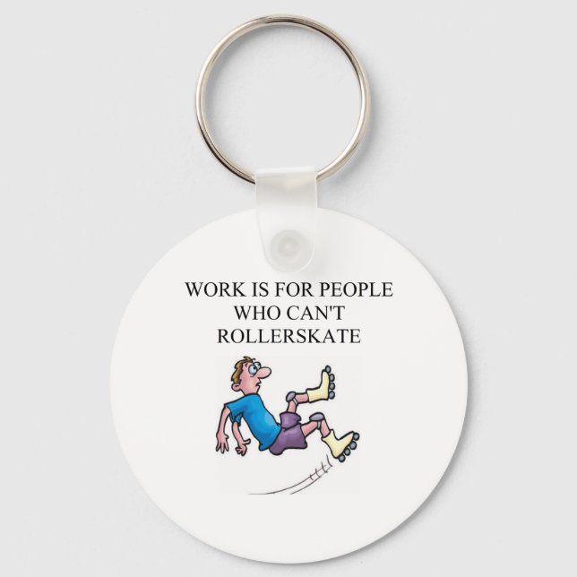 Chaveiro acidente de patinação rolante (Frente)