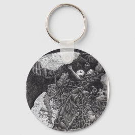 Chaveiro Acima e Abaixo por Brian Benson