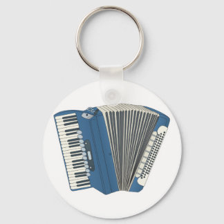 Chaveiro acordião azul