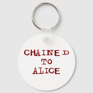 Chaveiro Acorrentado a Alice