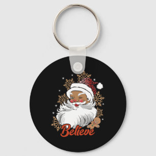 Chaveiro Acredite em Papais noeis africanos Blac Natal afro