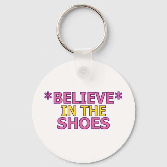 Chaveiro Acredite nos Calçados (Oudin) (Frente)