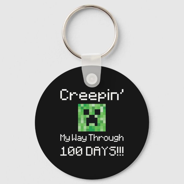 Chaveiro Acredito Em 100 Dias!! Gráfico (Frente)