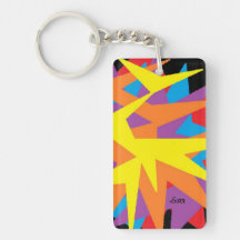 Chaveiro acrílico : Confusão