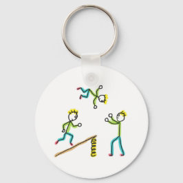 Chaveiro Acrobatas Palitinhos de Circo