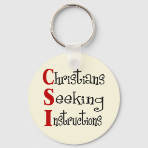 Chaveiro Acrônimo Cristão CSI