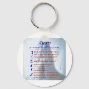 Chaveiro Acrostic de Alexis