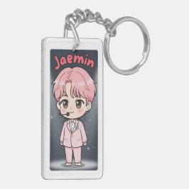 Chaveiro Acrylic Keychain Jaemin Pink Hair Edition