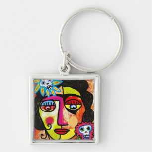 Chaveiro Açúcar Amethyst Sull Frida por SilberZweigArts