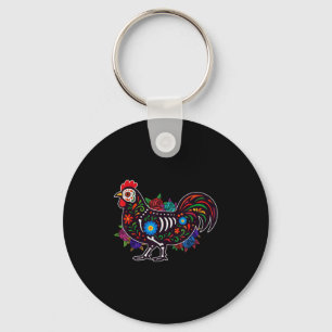 Chaveiro Açúcar Crânio Frango Dia De Muertos Dia De Hallowe