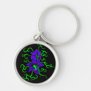 Chaveiro açucena lilás flor