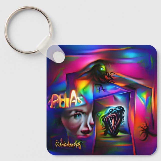 Chaveiro Aculofobia (Frente)