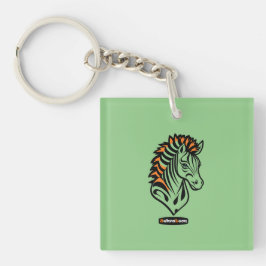 Chaveiro Adaptives ZebraLeon - Illustration mit Text