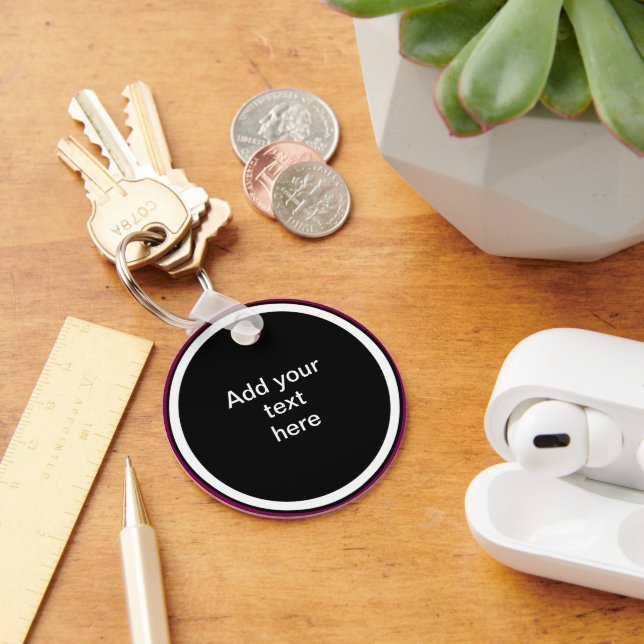 Chaveiro Add Your Text Here - TEMPLATE (Mesa)