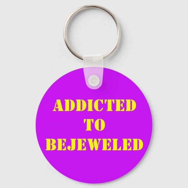 CHAVEIRO ADDICTEDTO BEJEWELED (Frente)
