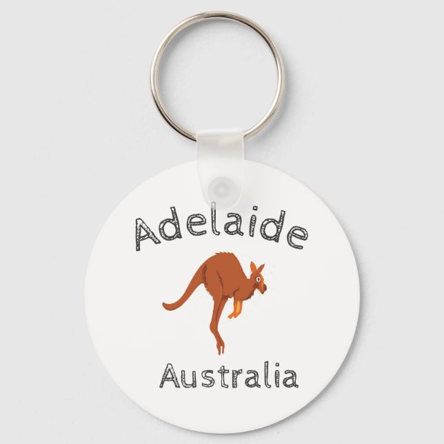 Chaveiro Adelaide Austrália Kangaroo (Frente)