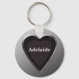 Chaveiro Adelaide Heart Keychain por 369MyName