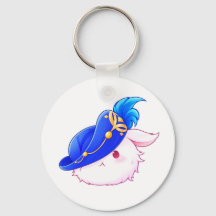 Adesivo de Coelho Mágico Azul Fofo