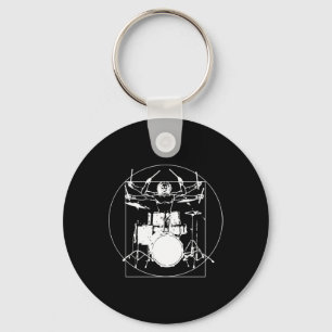 Chaveiro Adesivo do Baterista do Homem Vitruviano