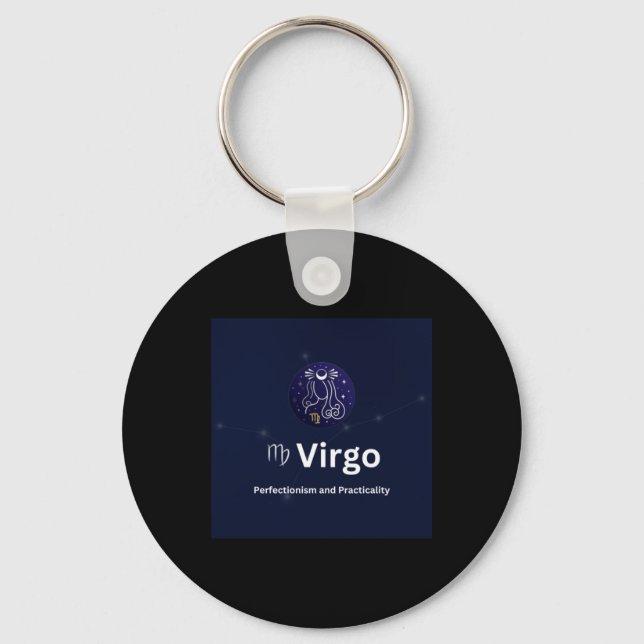 Chaveiro Adesivo do Signo de Virgem (Frente)