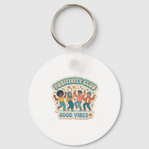 Chaveiro Adesivo Personalizado 'Clube da Positividade - Boa