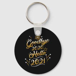 Chaveiro Adeus 2020 Olá 2021 - Feliz Ano Novo 2021 