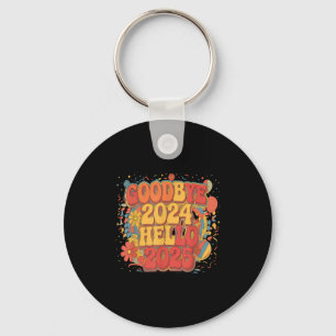 Chaveiro Adeus 2024 Olá Feliz de Feliz ano novo 2025 Chris
