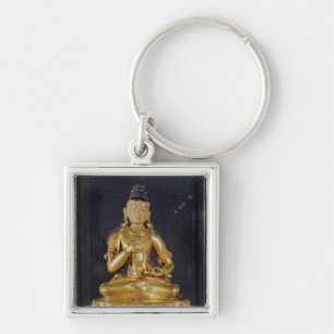 Chaveiro Adibuddha Vajrasattva assentado na meditação