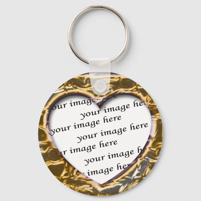 Chaveiro Adicionar a sua fotografia (Frente)